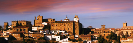 Vista panorámica de Cáceres
